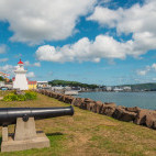 Waterfront park in Digby, Nova Scotia, Canada