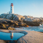 Lighthouse in Peggy's Cove, Canada