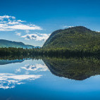 Lake Resimond in Saguenay Fjord National Park, Quebec, Canada