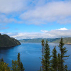 Scenery in Saguenay Fjord National Park, Quebec, Canada