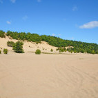Sand dunes in Saguenay Fjord National Park, Quebec, Canada