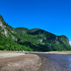 Scenery in Saguenay Fjord National Park, Quebec, Canada