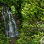 Waterfall in Saguenay Fjord National Park, Quebec, Canada
