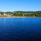 Bay in Tadoussac, Quebec, Canada