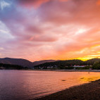 Sunset in Tadoussac, Quebec, Canada