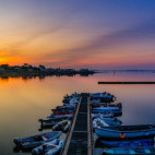 Sunset in St Andrews, Canada