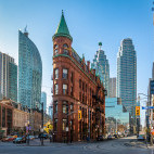 Gooderham building in Toronto, Canada
