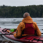 Kayaking with orcas in Vancouver Island, Canada