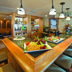 Bar on board Safari Explorer