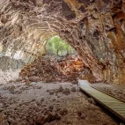 A lava tube system in Undara National Park, Australia