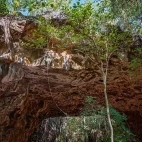 A lava arch in Undara National Park, Australia
