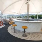 Explorer Bar on board Coral Discoverer ship in Australia