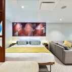 The Bridge Deck Suite on board Coral Geographer, Australia.