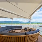The sundeck on board Coral Geographer, Australia.