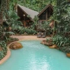 The pool at Ferntree Rainforest Lodge, Queensland
