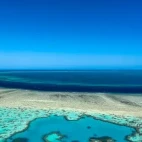 View of the Great Barrier Reef, Australia