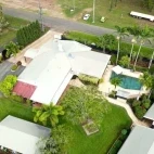 Aerial view of Mareeba Motor Inn, Queensland