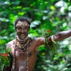 A member of the Tufi Tribe in Papua New Guinea.