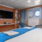 Example of the category D room on Ocean Victory, Antarctica.