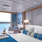 Example of the category E room on Ocean Victory, Antarctica, with ocean views.