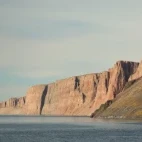 Arctic Bay cliffs, Canada.