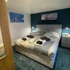 View of the executive suite on Explorer, Svalbard, Arctic.