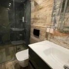 Example of the suite room bathroom on Explorer, Svalbard.