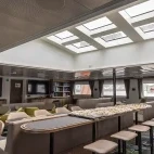 View of the bar area with skylight, on Ortelius.