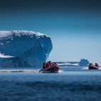 Zodiac in Antarctic Peninsula