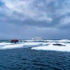Greg Mortimer at sea.