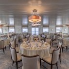 Dining room on board Greg Mortimer