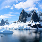 Landscape in Lemaire Channel, Antarctica