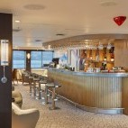 Lounge and bar on board Magellan Explorer.
