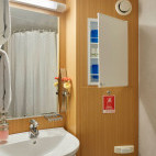 Bathroom on board Ocean Nova.