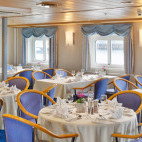 Restaurant on board Ocean Nova.