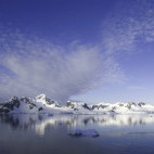 Landscape in Paradise Harbour, Antarctica