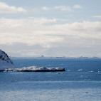 Landscape in Paradise Harbour, Antarctica