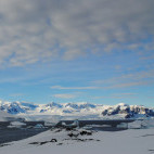 Scenery of the Polar Circle, Antarctica.