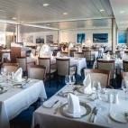 Dining room on board Seaventure polar vessel