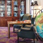 Library on board Seaventure polar vessel