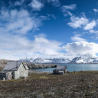 Old Trapper's Hut in Spitsbergen.