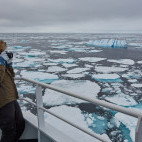 Photographer in North Spitsbergen.