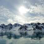 Scenery in North Spitsbergen.