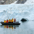 Zodiac in Spitsbergen.