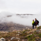 Blomsterbugten Nanortalik in Greenland.