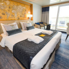 Grand Verandah Stateroom onboard the Ocean Explorer. 