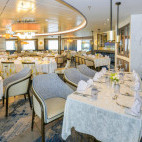 Main dining room onboard the Ocean Explorer. 