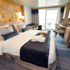 Studio Verandah Stateroom onboard the Ocean Explorer. 
