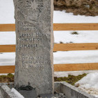 Ernest Shackleton's grave in South Georgia.