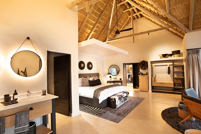 Bedroom at Serondella in Thornybush Game Reserve in South Africa